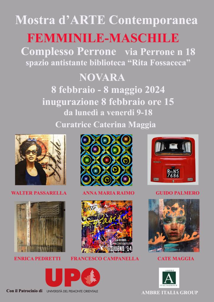 2024-febbraio-maggio-Novara-mostra-arte-femminile-maschile-complesso-perrone